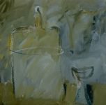 still life | 1996 | sand and acryl on canvas | 65x65 -  