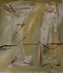 still life | 1995 | sand and acryl on canvas | 65x60 -  