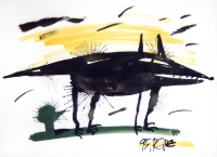 rat | 1995 | water-colour and ink on paper | 30x40 -  